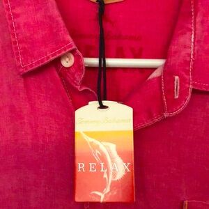 Tommy Bahama long sleeve 100% linen